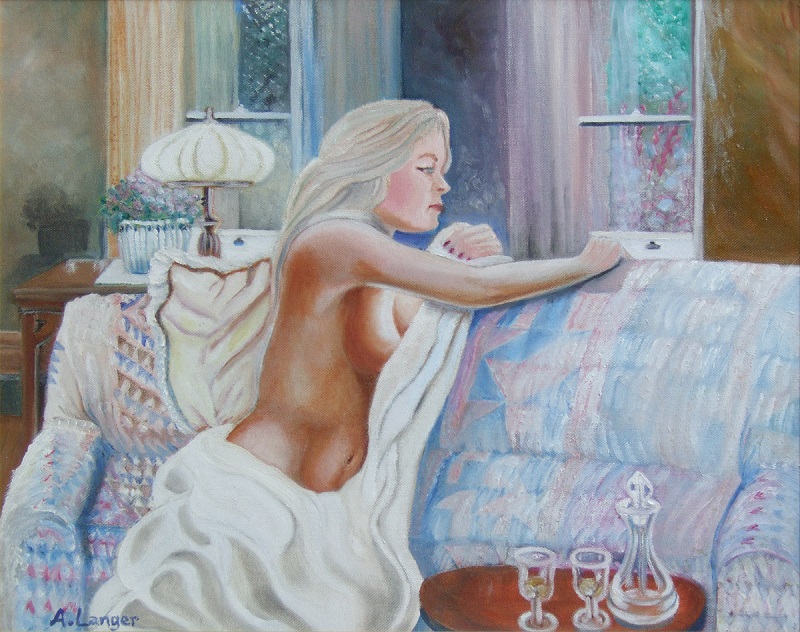 Painting entitled Longing 1