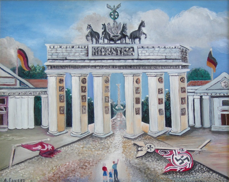 Painting of Brandenburger Gate, Berlin