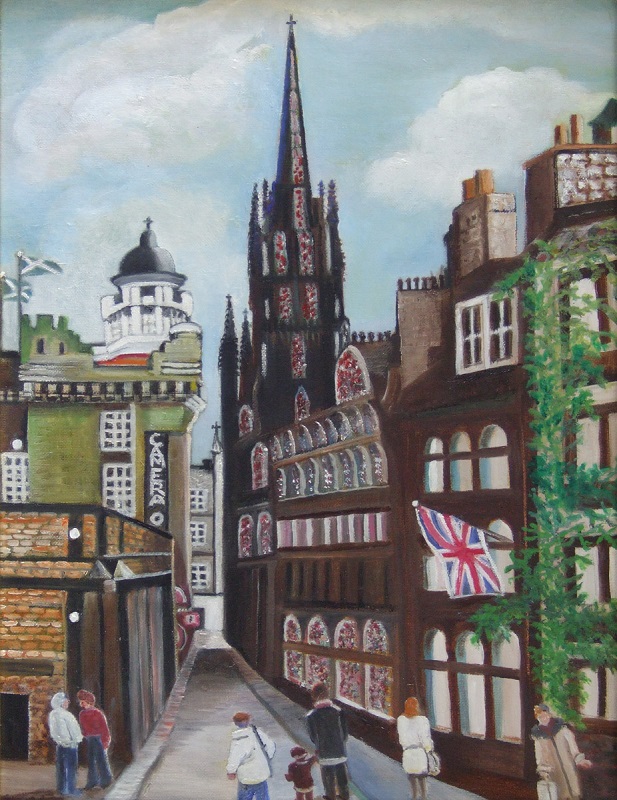 Painting of Old Glasglow Church