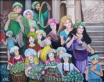 Painting entitled Spring Celebration
